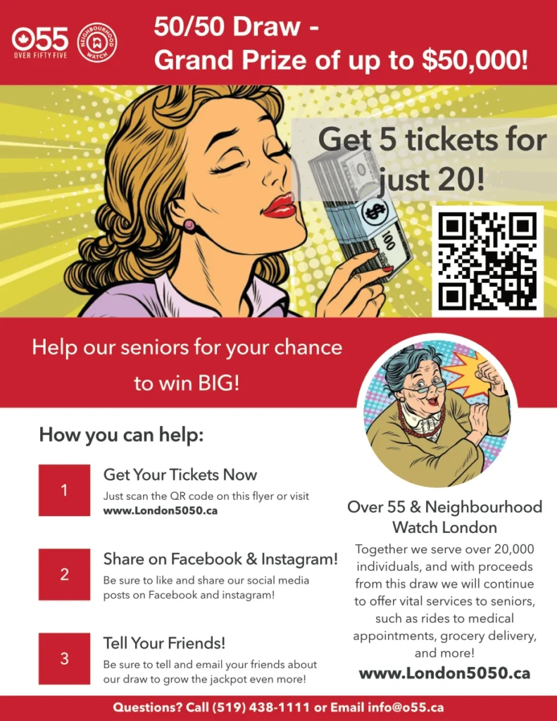 SSP Media - sample flyer for Over 55